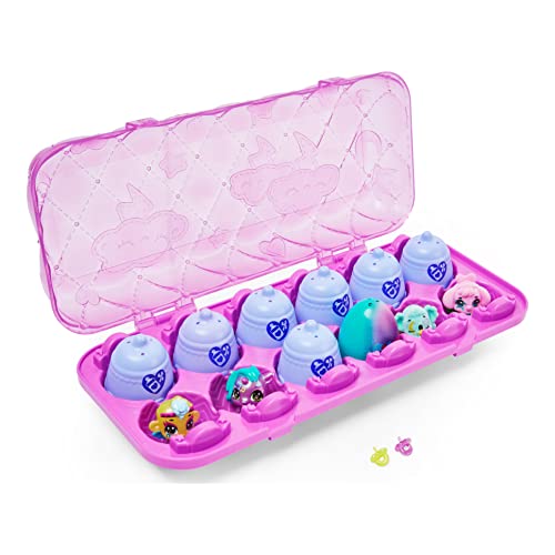 HATCHIMALS 12-Pack Egg Carton (Styles Vary) CollEGGtibles, Shimmer Babies 12 Unidades de Caja de Huevos (los Estilos varían) (Spin Master 6060646)