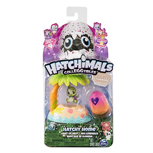 Hatchimals 6044123 Colleggtibles Hatchy Home Light Up Nest Beach Playset , color/modelo surtido