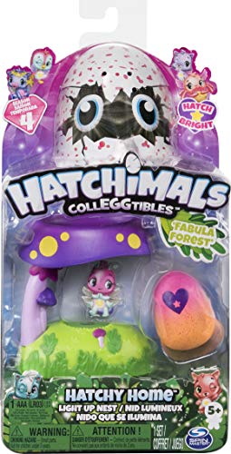 Hatchimals CASA NIDO CON LUZ Y BOSQUE FABULA INCLUYE FIGURA MOD. SDOS, multicolor (Spin Master Toys 6044122) , color/modelo surtido