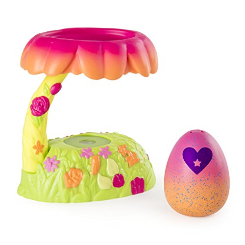 HATCHIMALS CASA Nido con LUZ Y Jardin Brillante Incluye Figura Mod. SDOS (Spin Master Toys 6044124)