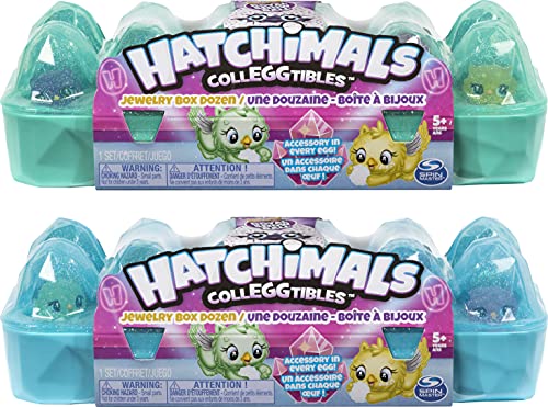 Hatchimals CollEGGgtibles 12 Pack Carton - Season 6 - Kits de figuras de juguete para niños, colores surtidos, 1 unidad