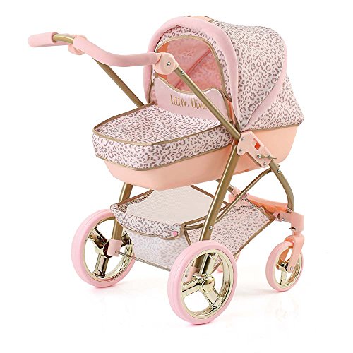 HAUCK d88686 – Little Diva muñeca carro Boston 2 en 1, Rosé/oro , color/modelo surtido