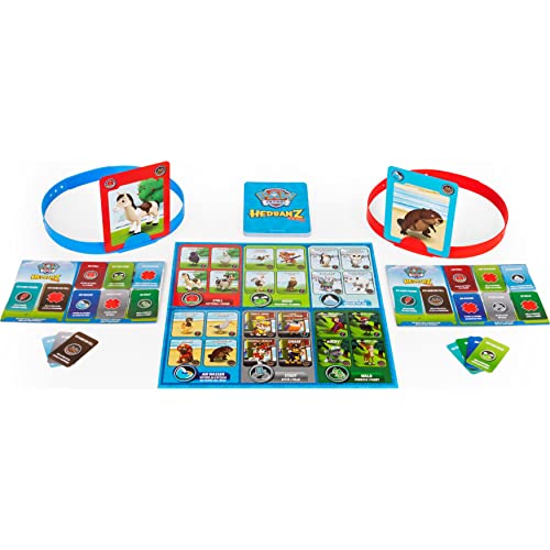 Hedbanz Junior – Paw Patrol – El Divertido Juego de Asesoramiento para 2 – 4 Amigos de Pelaje a Partir de 4 años