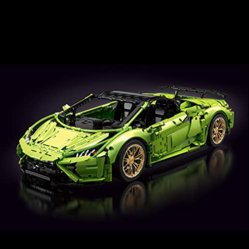 HEDI Juego de construcción de coche deportivo para Lamborghini Huracan Evo Spyder, 3558 bloques de construcción técnica coche compatible con Lego Technic