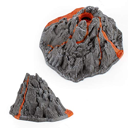 HEITIGN Modelo de Simulación de Erupción Volcánica, Juguete de Volcán Hecho a Mano para Niños DIY Modelo de Volcán Juguete Regalos de Cumpleaños para Niños Favores de Fiesta, Modelo de Volcán Vivo