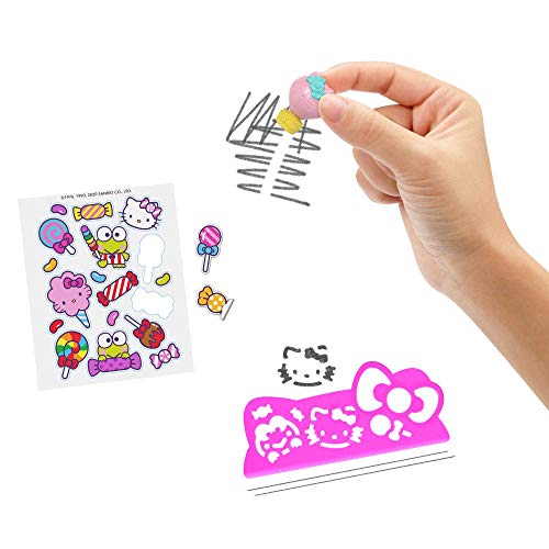 Hello Kitty Set de juego de lápices con diseño de Carnaval con muñecos y accesorios de juguete (Mattel GVC41)