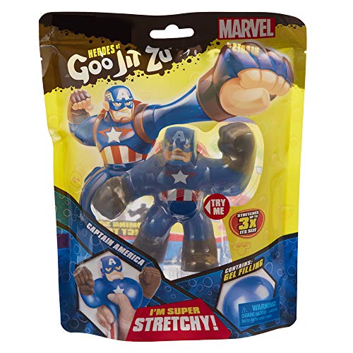 Heroes of Goo Jit Zu - Figura Superhéroe Marvel - Capitán América