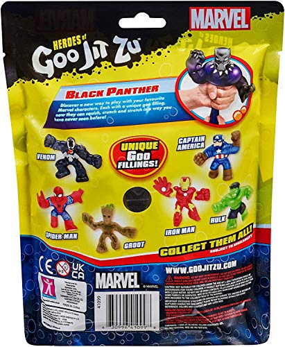 Heroes of Goo Jit Zu - Figura Superhéroe Marvel - Pantera Negra