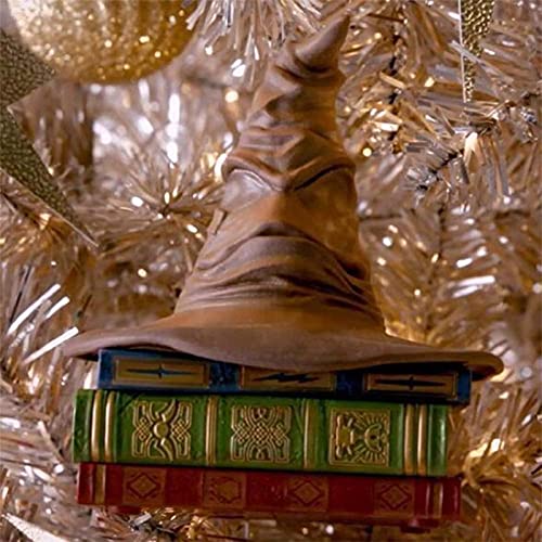 HHKX100822 Harry Potter Sorting Hat, Sound And Motion Sombrero de Navidad Decoración de Navidad, Harry Potter Sorting Hat Ornamento de Navidad, Harry Potter Sorting Hat Hablar Ornamento puede hablar