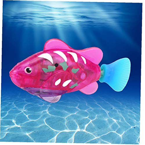 Hiinice Natación Pez Robot, Activado Y Agua Mágico Niños De Juguete Electrónico De Regalo Infantil, Mini Realista Robótico De Pescado, Pescado Batería Acuática Accionada Las Herramientas