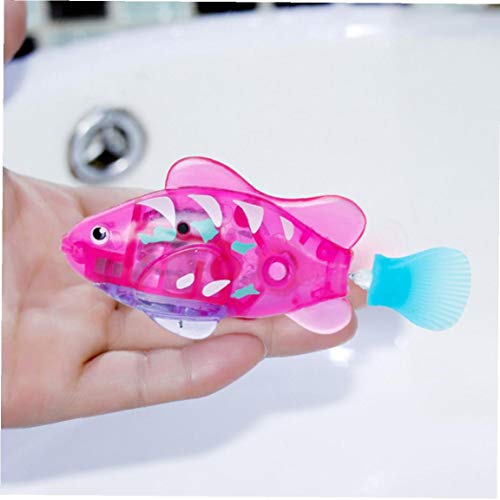 Hiinice Natación Pez Robot, Activado Y Agua Mágico Niños De Juguete Electrónico De Regalo Infantil, Mini Realista Robótico De Pescado, Pescado Batería Acuática Accionada Las Herramientas