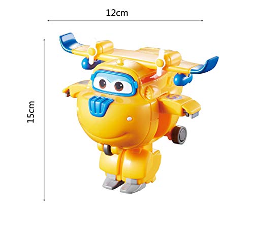 HIL Super Wings Jett Dizzy Donnie Jerome Combinación De 4 Piezas Plano Deformado Caja De Regalo Juguetes De Los Niños Vehículo Transformador Transformar-A-Bots Tripulación Del Aeropuerto Mundial