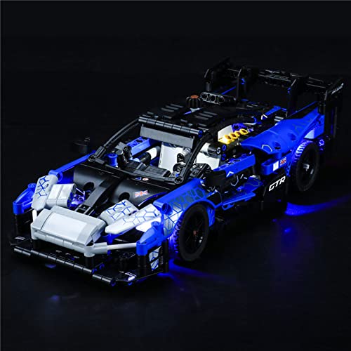 HLEZ Kit De Iluminación Led para Mclaren Senna GTR Compatible con Ladrillos De Construcción Lego Modelo 42123, Juego De Legos No Incluido