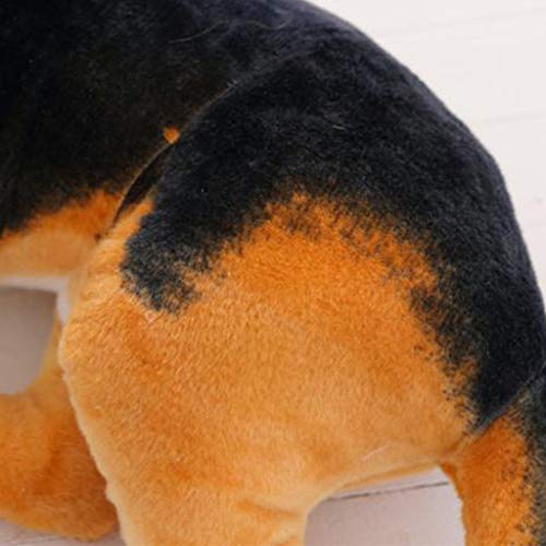 holilest Juguetes de Peluche, Juguetes de Animales Blandos, Animales de Peluche realistas, Almohada, Pastor alemán, Juguete de Felpa Suave, Regalo de cumpleaños-50