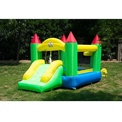 HOMCOM Castillo Hinchable 300x180x160cm Castillos Infantiles Juego Niños de 3 a 10 Años