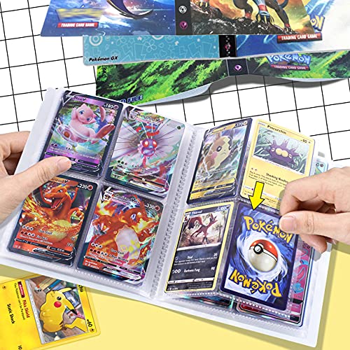 HONGECB Album De Cartas Pokemon, Álbum de Cartas Coleccionables, Carpeta Cartas Pokemon, Álbum Titular de Tarjetas, 30 páginas - Puede Contener Hasta 240 Tarjetas, Dragonite