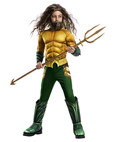 Horror-Shop Aquaman Niño Disfraz De Músculos Deluxe L