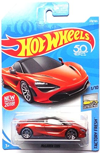 Hot Wheels 2018 50th Anniversary Factory Fresh McLaren 720S 178/365, Orange