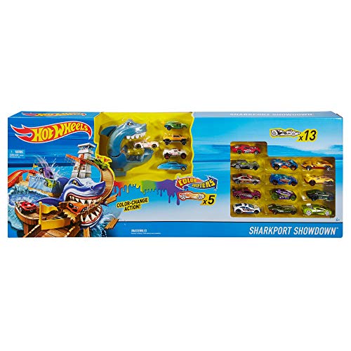 Hot Wheels Color Shifters Sharkport Showdown Playset