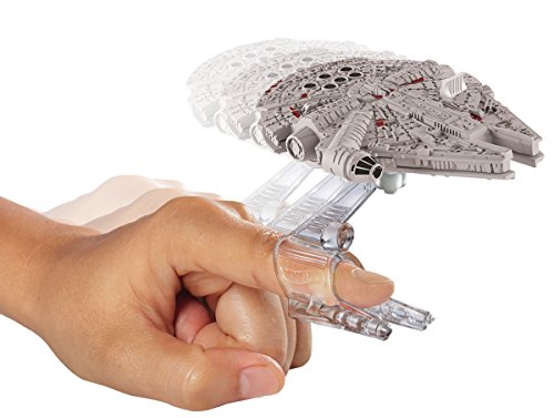 Hot Wheels - Figura de acción Tie Fighter v. Millennium Falcon, Tema Star Wars