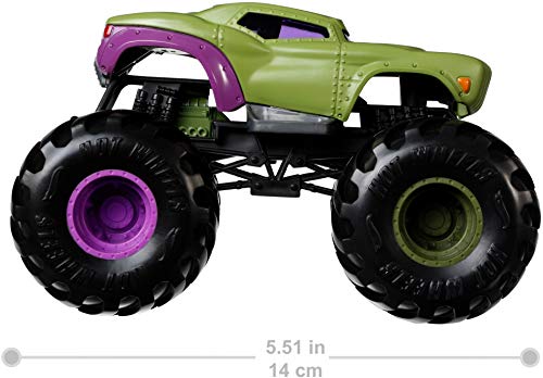 Hot Wheels GJG69 Monster Trucks 1:24 Vehículo - Marvel Hulk