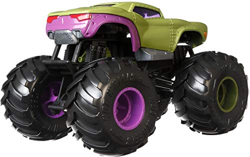 Hot Wheels GJG69 Monster Trucks 1:24 Vehículo - Marvel Hulk