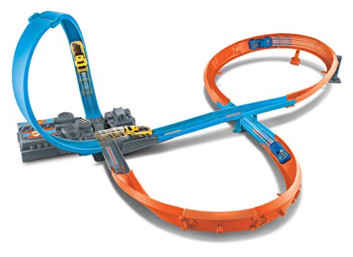 Hot Wheels HW Figure 8 Raceway Trackset incluye 1 DCC (Mattel GGF92)