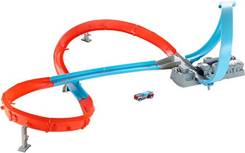 Hot Wheels HW Figure 8 Raceway Trackset incluye 1 DCC (Mattel GGF92)