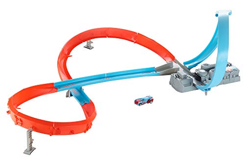 Hot Wheels HW Figure 8 Raceway Trackset incluye 1 DCC (Mattel GGF92)