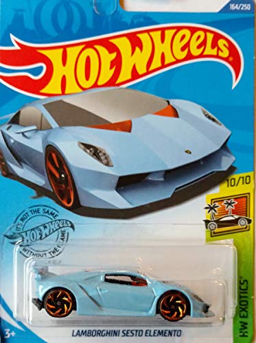 Hot Wheels Lamborghini 5 Car Set Bundle Includes Aventador J and Centenario Roadster