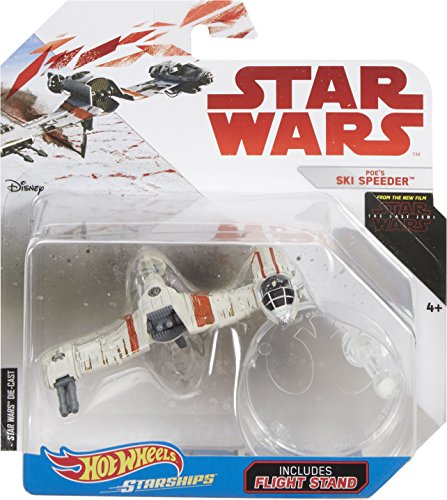 Hot Wheels Last Jedi Starships - Poe's SKI Speeder Die Cast Vehicle