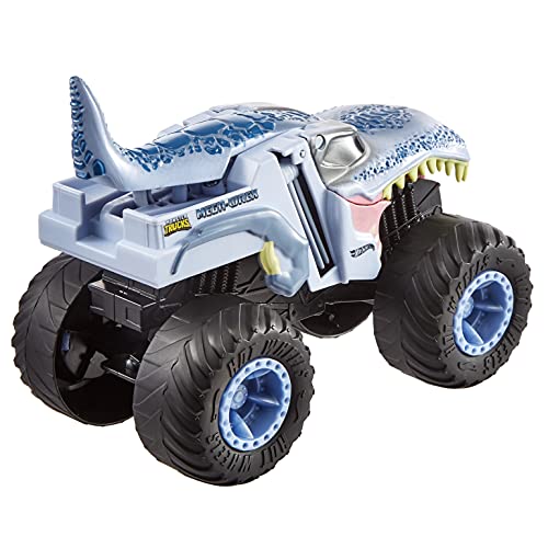 Hot Wheels - Monster Trucks Vehículo Mega-Wrex 1:24, Coches de juguetes para niños +3 años (Mattel GCG08)