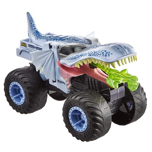 Hot Wheels - Monster Trucks Vehículo Mega-Wrex 1:24, Coches de juguetes para niños +3 años (Mattel GCG08)