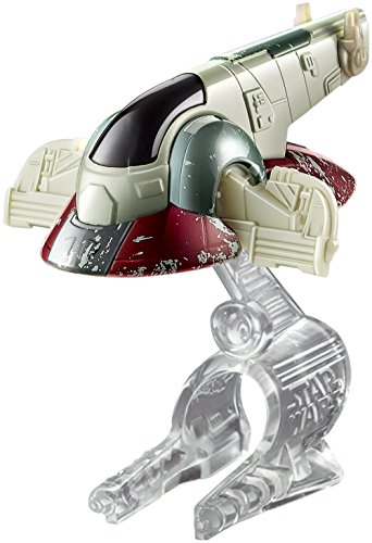 Hot Wheels - Nave Star Wars Slave 1 Boba Fett (Mattel CKJ63) , Modelos/colores Surtidos, 1 Unidad