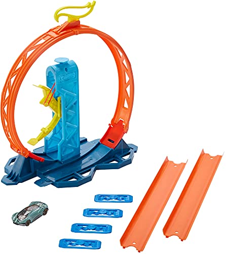 Hot Wheels Track Builder Accesorios para Pistas de Coches Acelerador de Loop (Mattel GLC90) , color/modelo surtido