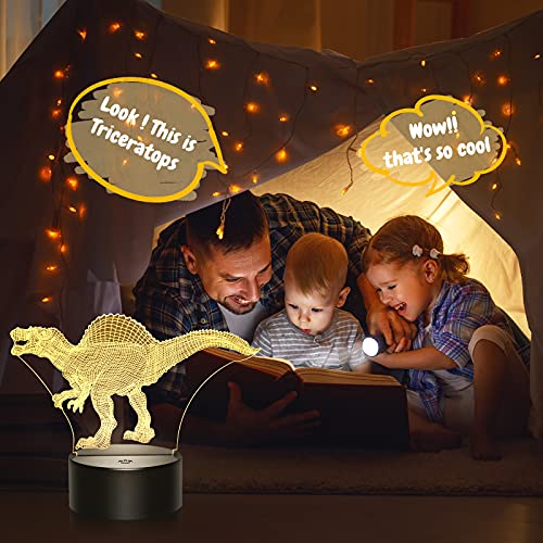 Hotifts Dinosaurios Juguetes Niños 2 3 4 5 6 7 8 9 10 Años,Dinosaurios Jurassic World Niño 2-10 Años Juguetes para Niños de 2-10 Años Regalo Niña 2-10 Años Regalos Cumpleaños Niños Halloween