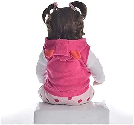 HRYEOY Bebe Reborn Muñecas Bebes 20" 50 cm Muñecas Reborn para Niñas Vinilo de Silicona Realista Hecho a Mano Reborn Baby Dolls Juguetes