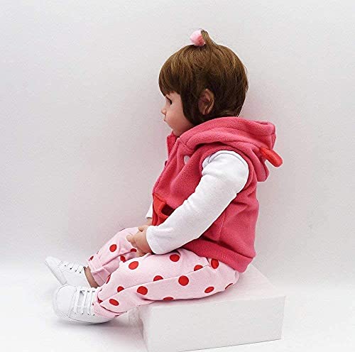 HRYEOY Bebe Reborn Muñecas Bebes 20" 50 cm Muñecas Reborn para Niñas Vinilo de Silicona Realista Hecho a Mano Reborn Baby Dolls Juguetes