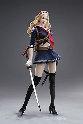 HSPHFX E-Sports Games Wefire Statue Model 1/6 SHF Action Toy Subfusil Sword Girl Figurine Lolita Sailor Doll Sculpture Shooter Assault Special Soldier Collect For Boy Aldult Anime Gift