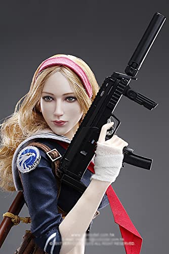 HSPHFX E-Sports Games Wefire Statue Model 1/6 SHF Action Toy Subfusil Sword Girl Figurine Lolita Sailor Doll Sculpture Shooter Assault Special Soldier Collect For Boy Aldult Anime Gift