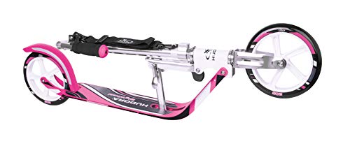 Hudora 14738 Big Wheel GC 205 - Patinete (ruedas de 205 mm), color plateado y rosa