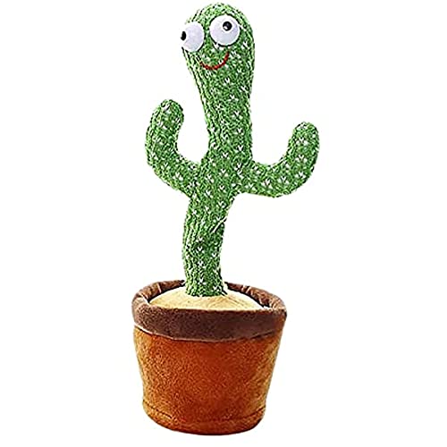 humok Cactus Peluche Toys Shake Dancing Cactus Toy Educación Early Toy Para Niños Electronic Cactus Toy Can Dance Sing Move Gire A Su Alrededor Gif De Graduación One Size One Color