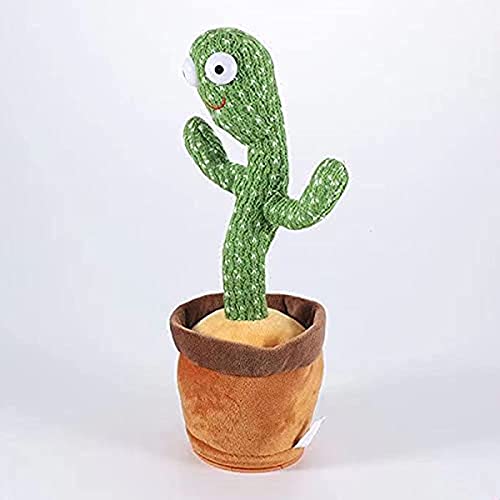 humok Cactus Plush Toy Dancing Singing Twisting Electric Shake Con Las Canciones Con La Canción Peluche Educación De La Infancia Para Niños Gif De Graduación Para Niños One Size One Color