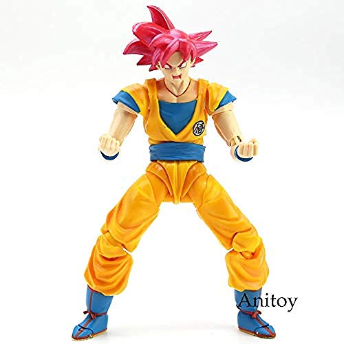 HYCZW Dragon Ball Z Goku Gohan Gold Frieza Piccolo Android 18 Krillin Tien Shinhan Chiaotzu Figura de acción Krillin Juguete Coleccionable con Caja