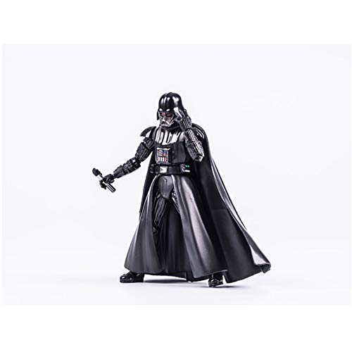 Hzpxsb Star Wars Force Awakening Black Warrior Darth Vader Modelo de Regalo Hecho a Mano Serie de Souvenirs Artesanía Regalo navideño