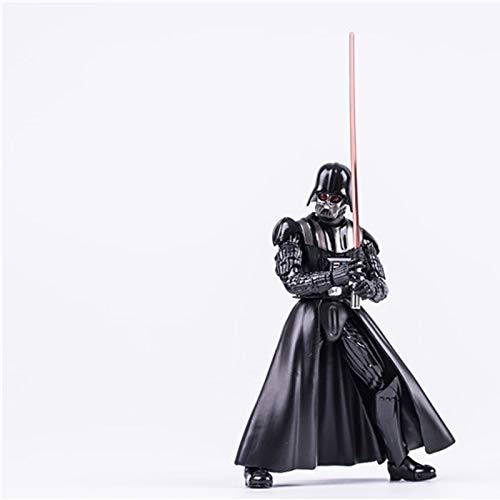 Hzpxsb Star Wars Force Awakening Black Warrior Darth Vader Modelo de Regalo Hecho a Mano Serie de Souvenirs Artesanía Regalo navideño