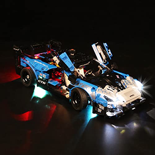 icuanuty Kit de Iluminación LED para Lego 42123, Kit de Luces Compatible con Lego Technic McLaren Senna GTR (No Incluye Modelo Lego)