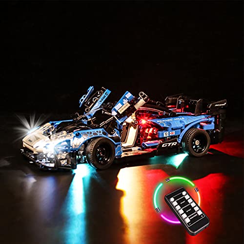 icuanuty Kit de Iluminación LED para Lego 42123, Kit de Luces Compatible con Lego Technic McLaren Senna GTR (No Incluye Modelo Lego)