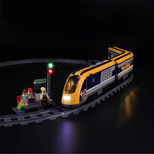 icuanuty Kit de Iluminación LED para Lego 60197, Kit de Luces Compatible con Lego City Tren de Pasajeros (No Incluye Modelo Lego)