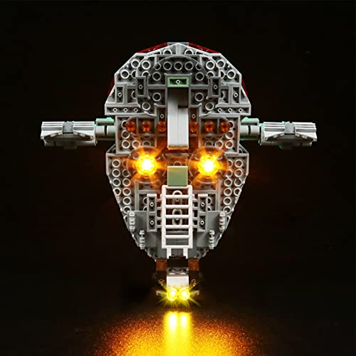 icuanuty Kit de Iluminación LED para Lego 75312, Kit de Luces Compatible con Lego Star Wars Boba Fett Starship (No Incluye Modelo Lego)